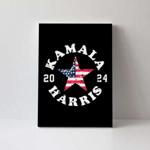 Kamala Harris 2024 President American Flag Vote Kamala Canvas