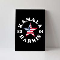 Kamala Harris 2024 President American Flag Vote Kamala Canvas