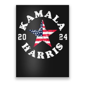 Kamala Harris 2024 President American Flag Vote Kamala Poster