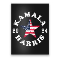 Kamala Harris 2024 President American Flag Vote Kamala Poster