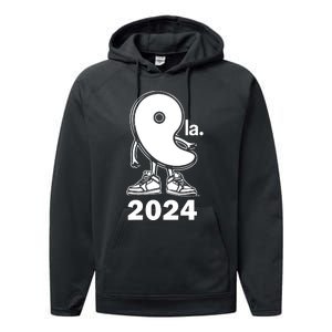 Kamala Harris 2024 For President Kamala Harris 2024 Performance Fleece Hoodie