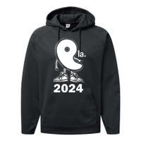 Kamala Harris 2024 For President Kamala Harris 2024 Performance Fleece Hoodie