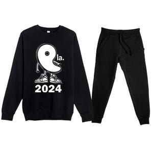 Kamala Harris 2024 For President Kamala Harris 2024 Premium Crewneck Sweatsuit Set