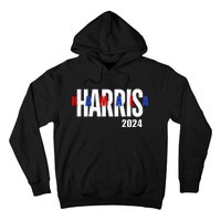 Kamala Harris 2024 Presidential Campaign Typography Graphic Hoodie