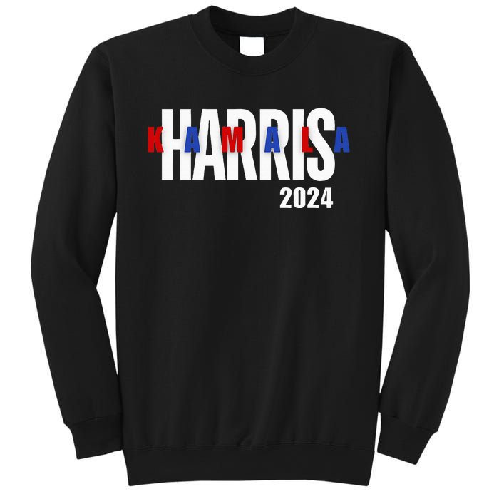 Kamala Harris 2024 Presidential Campaign Typography Graphic Sweatshirt