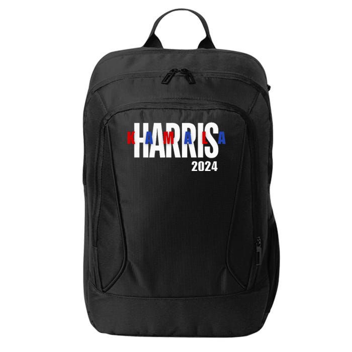 Kamala Harris 2024 Presidential Campaign Typography Graphic City Backpack