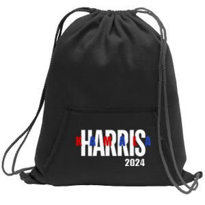 Kamala Harris 2024 Presidential Campaign Typography Graphic Sweatshirt Cinch Pack Bag