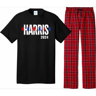 Kamala Harris 2024 Presidential Campaign Typography Graphic Pajama Set