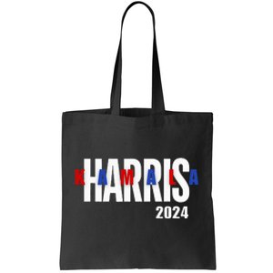 Kamala Harris 2024 Presidential Campaign Typography Graphic Tote Bag