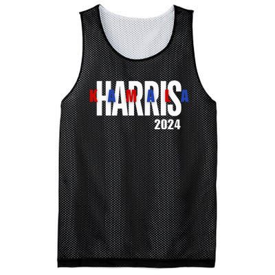 Kamala Harris 2024 Presidential Campaign Typography Graphic Mesh Reversible Basketball Jersey Tank