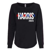 Kamala Harris 2024 Presidential Campaign Typography Graphic Womens California Wash Sweatshirt