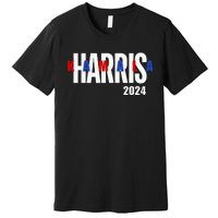 Kamala Harris 2024 Presidential Campaign Typography Graphic Premium T-Shirt