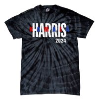 Kamala Harris 2024 Presidential Campaign Typography Graphic Tie-Dye T-Shirt