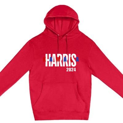 Kamala Harris 2024 Presidential Campaign Typography Graphic Premium Pullover Hoodie