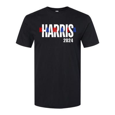 Kamala Harris 2024 Presidential Campaign Typography Graphic Softstyle CVC T-Shirt