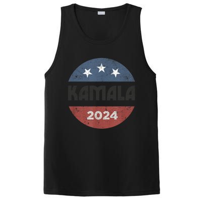 Kamala Harris 2024 Retro Vintage Election President 2024 PosiCharge Competitor Tank