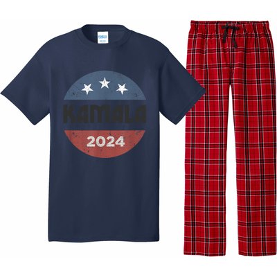 Kamala Harris 2024 Retro Vintage Election President 2024 Pajama Set