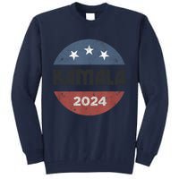 Kamala Harris 2024 Retro Vintage Election President 2024 Tall Sweatshirt