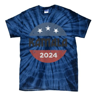 Kamala Harris 2024 Retro Vintage Election President 2024 Tie-Dye T-Shirt