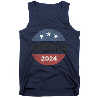 Kamala Harris 2024 Retro Vintage Election President 2024 Tank Top