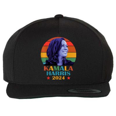 Kamala Harris 2024 Vote President Kamala Election 2024 Wool Snapback Cap