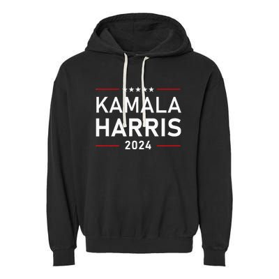 Kamala Harris 2024 Presidential Election Campaign Garment-Dyed Fleece Hoodie