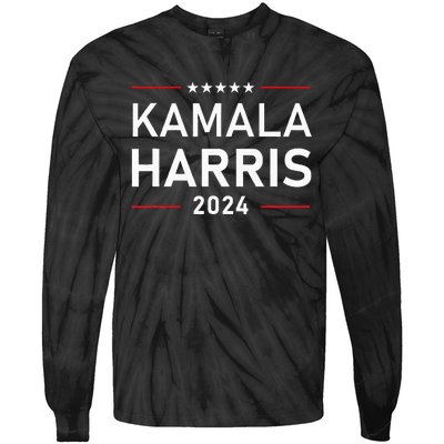 Kamala Harris 2024 Presidential Election Campaign Tie-Dye Long Sleeve Shirt