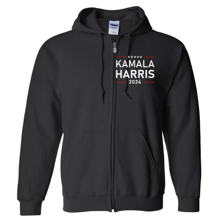 Kamala Harris 2024 Presidential Election Campaign Full Zip Hoodie