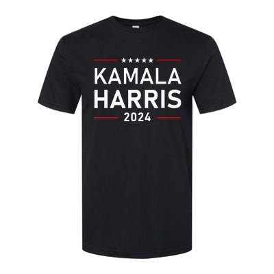 Kamala Harris 2024 Presidential Election Campaign Softstyle CVC T-Shirt