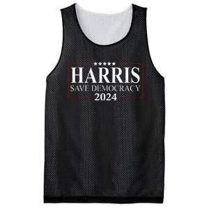 Kamala Harris 2024 Save Our Democracy Vote For President Mesh Reversible Basketball Jersey Tank