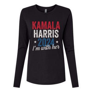 Kamala Harris 2024 Support IM With Her Kamala Harris 2024 Womens Cotton Relaxed Long Sleeve T-Shirt