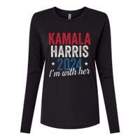 Kamala Harris 2024 Support IM With Her Kamala Harris 2024 Womens Cotton Relaxed Long Sleeve T-Shirt