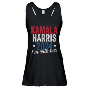 Kamala Harris 2024 Support IM With Her Kamala Harris 2024 Ladies Essential Flowy Tank