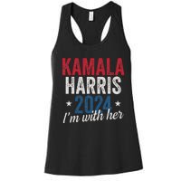 Kamala Harris 2024 Support IM With Her Kamala Harris 2024 Women's Racerback Tank