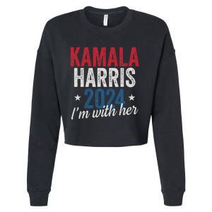 Kamala Harris 2024 Support IM With Her Kamala Harris 2024 Cropped Pullover Crew