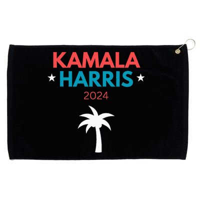 Kamala Harris 2024 Us Election Coconut Funny Meme Design Grommeted Golf Towel