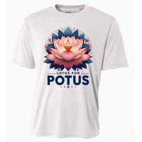 Kamala Harris 2024 Lotus For Potus Trending President Cooling Performance Crew T-Shirt