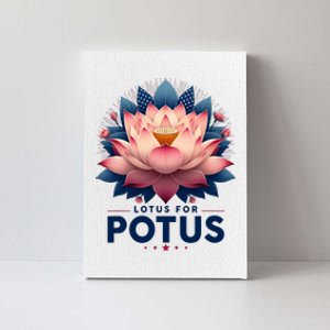 Kamala Harris 2024 Lotus For Potus Trending President Canvas