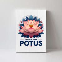 Kamala Harris 2024 Lotus For Potus Trending President Canvas