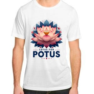 Kamala Harris 2024 Lotus For Potus Trending President Adult ChromaSoft Performance T-Shirt