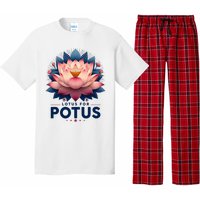 Kamala Harris 2024 Lotus For Potus Trending President Pajama Set