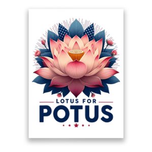 Kamala Harris 2024 Lotus For Potus Trending President Poster