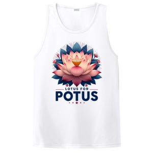 Kamala Harris 2024 Lotus For Potus Trending President PosiCharge Competitor Tank