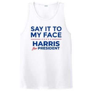 Kamala Harris 2024 Say It To My Face PosiCharge Competitor Tank