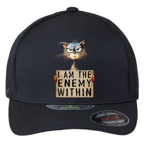 Kamala Harris 2024 I Am The Enemy Within For Women Flexfit Unipanel Trucker Cap