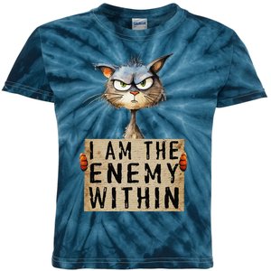 Kamala Harris 2024 I Am The Enemy Within For Women Kids Tie-Dye T-Shirt