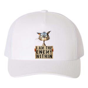 Kamala Harris 2024 I Am The Enemy Within For Women Yupoong Adult 5-Panel Trucker Hat