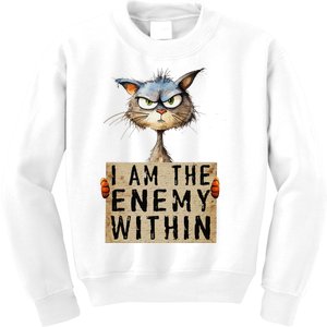 Kamala Harris 2024 I Am The Enemy Within For Women Kids Sweatshirt