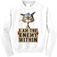 Kamala Harris 2024 I Am The Enemy Within For Women Kids Sweatshirt