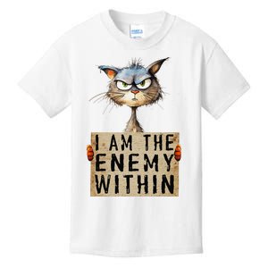 Kamala Harris 2024 I Am The Enemy Within For Women Kids T-Shirt